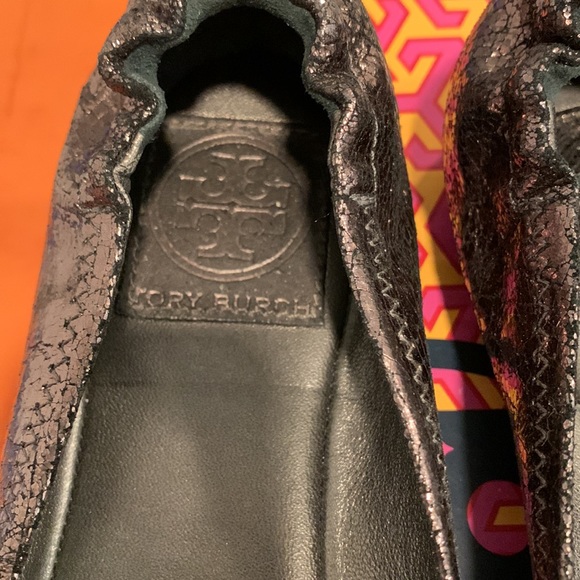 Tory Burch Reva Rhinestone Flats Sz 8.5 - Picture 5 of 13